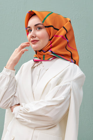 Silk Home Sura (Saten) İpek Eşarp 11394-S15
