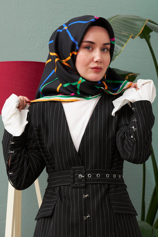Silk Home Sura (Saten) İpek Eşarp 11394-S01 - 463993471203 - | Silk Home