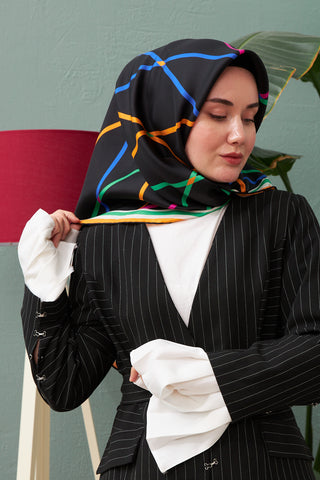 Silk Home Sura (Saten) İpek Eşarp 11394-S01 - 463993471203 - | Silk Home