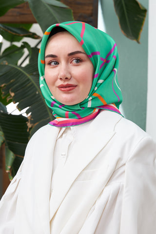 Silk Home Sura (Saten) İpek Eşarp 11394-S17 - 463993471203 - | Silk Home