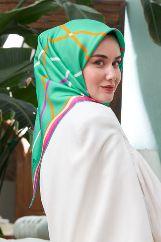 Silk Home Sura (Saten) İpek Eşarp 11394-S17 - 463993471203 - | Silk Home