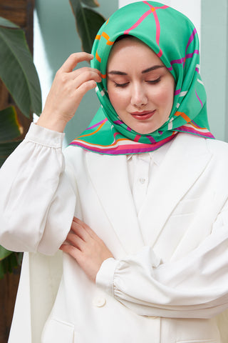 Silk Home Sura (Saten) İpek Eşarp 11394-S17 - 463993471203 - | Silk Home