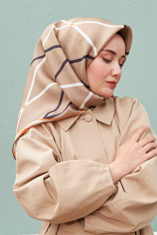 Silk Home Sura (Saten) İpek Eşarp 11394-S26 - 463993471203 - | Silk Home