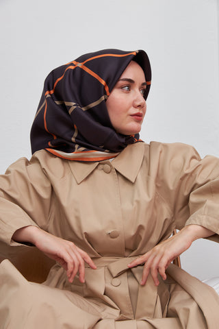 Silk Home Sura (Saten) İpek Eşarp 11394-S32 - 463993471203 - | Silk Home