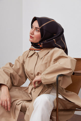Silk Home Sura (Saten) İpek Eşarp 11394-S32 - 463993471203 - | Silk Home
