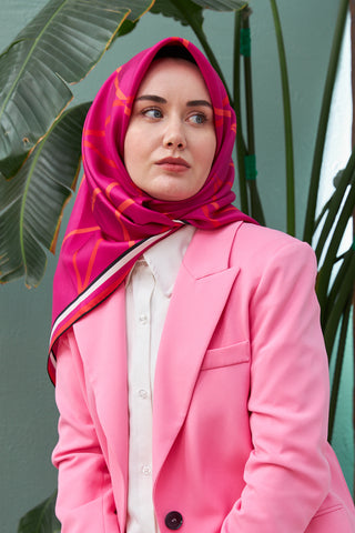 Silk Home Sura (Saten) İpek Eşarp 11394-S35 - 463993471203 - | Silk Home