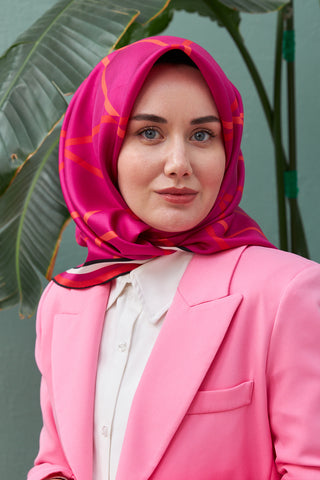 Silk Home Sura (Saten) İpek Eşarp 11394-S35 - 463993471203 - | Silk Home