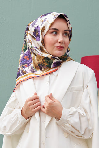 Silk Home Sura (Saten) İpek Eşarp 11395-S03
