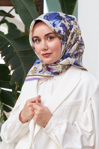 Silk Home Sura (Saten) İpek Eşarp 11395-S19 - 463993471203 - | Silk Home