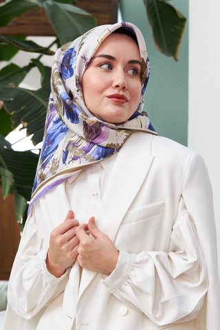 Silk Home Sura (Saten) İpek Eşarp 11395-S19 - 463993471203 - | Silk Home