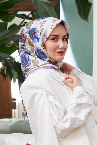 Silk Home Sura (Saten) İpek Eşarp 11395-S19 - 463993471203 - | Silk Home