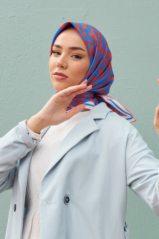 Silk Home Sura (Saten) İpek Eşarp 11397-S35 - 463993471203 - | Silk Home