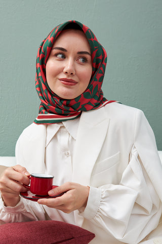 Silk Home Sura (Saten) İpek Eşarp 11397-S43 - 463993471203 - | Silk Home