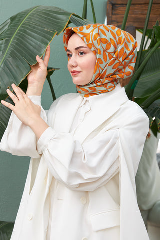Silk Home Sura (Saten) İpek Eşarp 11397-S49 - 463993471203 - | Silk Home