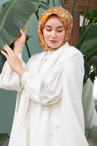 Silk Home Sura (Saten) İpek Eşarp 11397-S49 - 463993471203 - | Silk Home