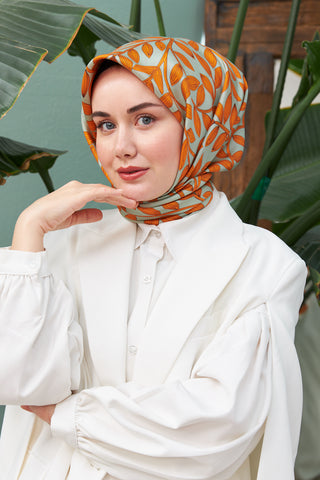 Silk Home Sura (Saten) İpek Eşarp 11397-S49 - 463993471203 - | Silk Home