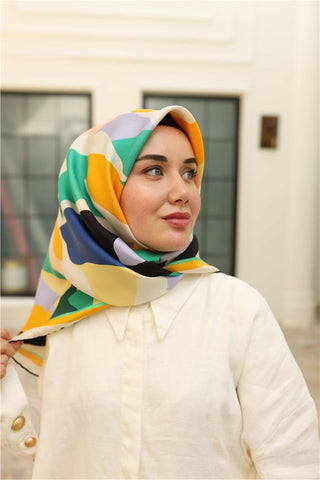 Silk Home Sura (Saten) İpek Eşarp 11398-S24