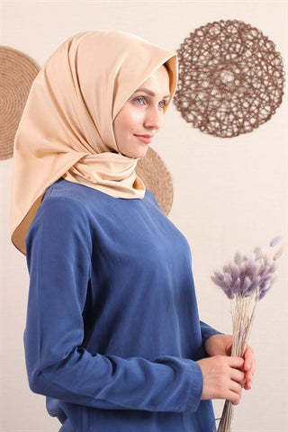 Silk Home Twill Eşarp Açık Gold 11343-11 - 463993471203 - | Silk Home