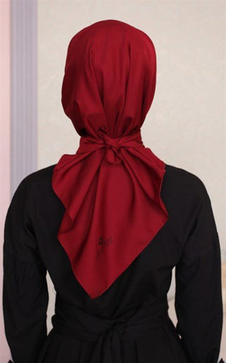 Silk Home Twill Eşarp Bordo 11343-02 - 463993471203 - | Silk Home