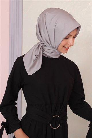 Silk Home Twill Eşarp Gri 11343-12 - 463993471203 - | Silk Home