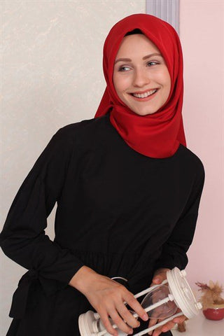 Silk Home Twill Eşarp Kırmızı 11343-04 - 463993471203 - | Silk Home
