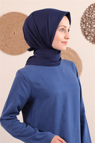 Silk Home Twill Scarf Navy Blue 11343-03 
