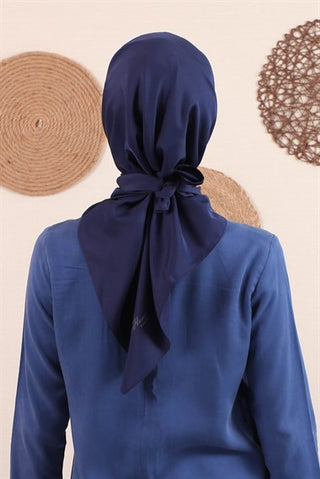 Silk Home Twill Scarf Navy Blue 11343-03 
