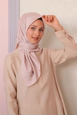 Silk Home Twill Eşarp Pudra 11343-20 - 463993471203 - | Silk Home