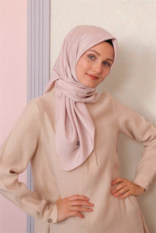 Silk Home Twill Eşarp Pudra 11343-20 - 463993471203 - | Silk Home