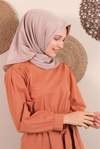 Silk Home Twill Eşarp Vizon 11343-15