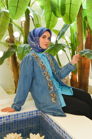 Silk Home Twill Silk Scarf 11384-07 