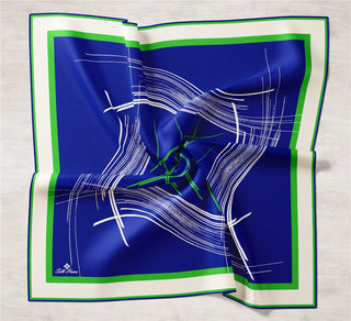 Silk Home Twill Silk Scarf 11384-07 