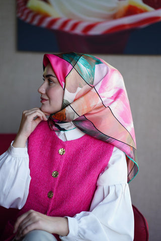Silk Home Twill İpek Eşarp 11387-22 - 463993471203 - | Silk Home