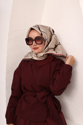 Silk Home Twill İpek Eşarp 11401-08