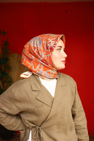 Silk Home Twill İpek Eşarp 11419-78
