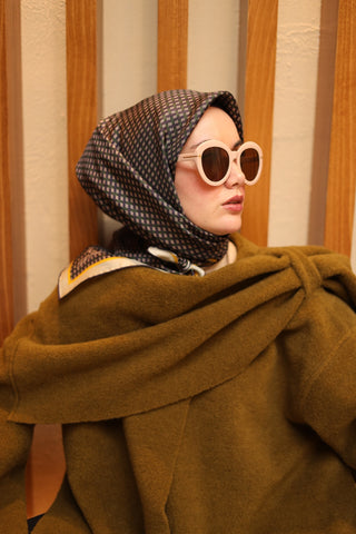 Silk Home Twill Silk Scarf 11421-21 