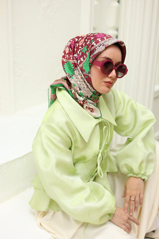 Silk Home Twill İpek Eşarp 11431-23