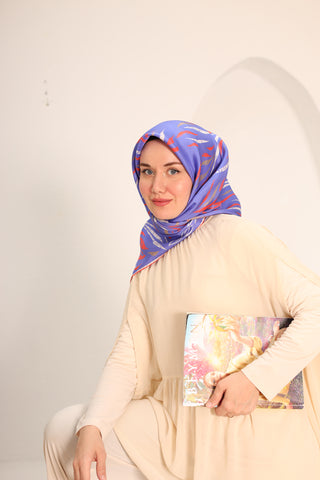 Silk Home Twill İpek Eşarp 11432-16 - Twill İpek Eşarp - | Silk Home