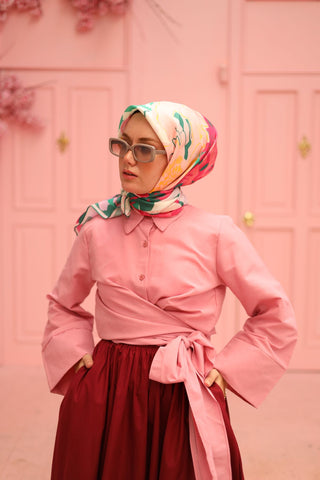 Silk Home Twill İpek Eşarp 11437-23