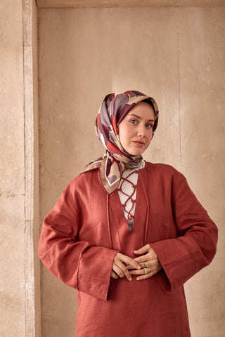 Silk Home Twill İpek Eşarp 11446-73