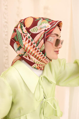 Silk Home Twill İpek Eşarp 11461-50 - Twill İpek Eşarp - | Silk Home