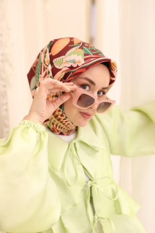 Silk Home Twill İpek Eşarp 11461-50 - Twill İpek Eşarp - | Silk Home