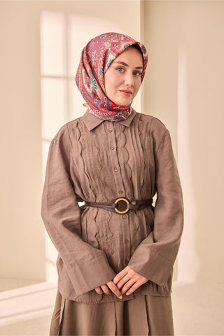 Silk Home Twill İpek Eşarp 11476-27
