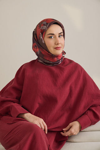 Silk Home Twill İpek Eşarp 11498-10 - Twill İpek Eşarp - | Silk Home