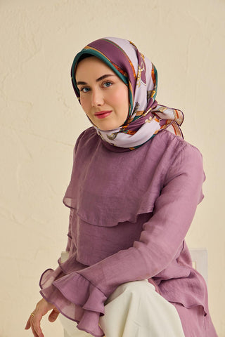 Silk Home Twill İpek Eşarp 11500-09 - Twill İpek Eşarp - | Silk Home