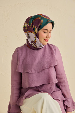Silk Home Twill İpek Eşarp 11500-09 - Twill İpek Eşarp - | Silk Home