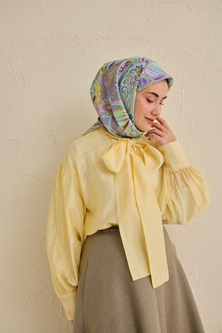 Silk Home Twill İpek Eşarp 11504-07 - Twill İpek Eşarp - | Silk Home