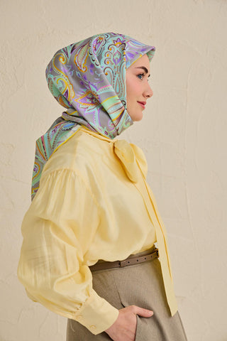 Silk Home Twill İpek Eşarp 11504-07 - Twill İpek Eşarp - | Silk Home