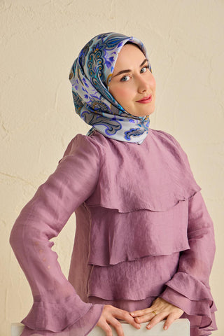 Silk Home Twill İpek Eşarp 11504-14 - Twill İpek Eşarp - | Silk Home