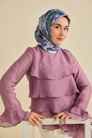 Silk Home Twill İpek Eşarp 11504-14 - Twill İpek Eşarp - | Silk Home